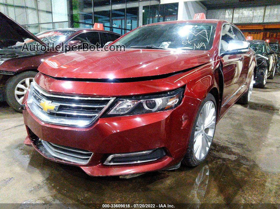 2017 Chevrolet Impala Premier Красный vin: 001145S36HU161074