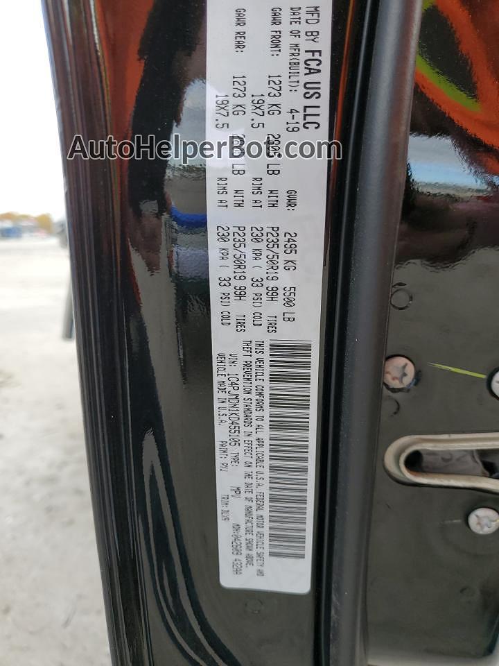 2019 Jeep Cherokee Limited Черный vin: 1C4PJMDN1KD455105