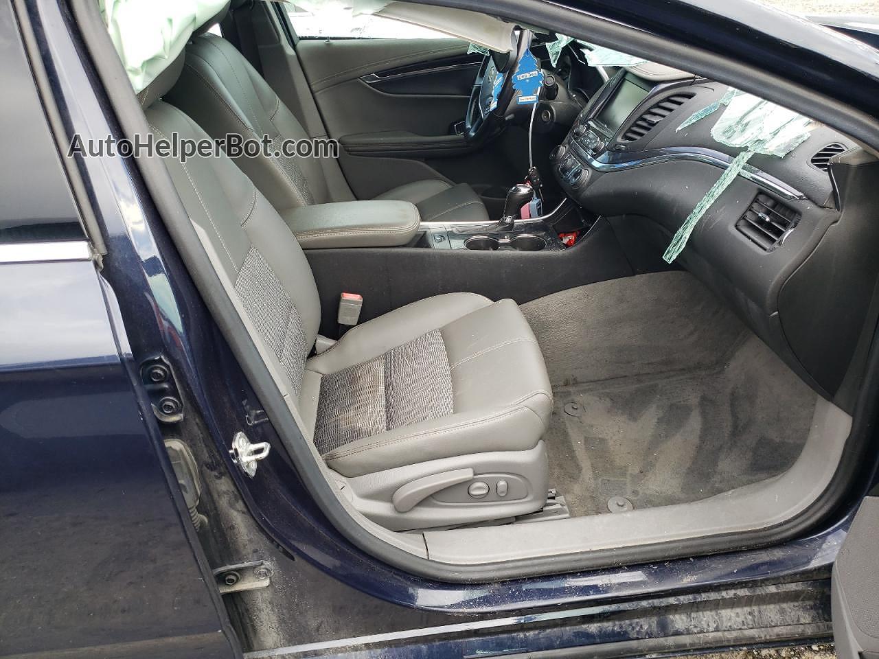 2017 Chevrolet Impala Lt Синий vin: 1G1105S38HU130310