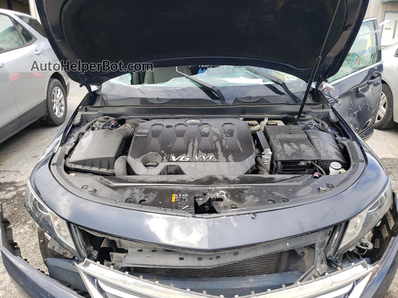 2017 Chevrolet Impala Lt Синий vin: 1G1105S38HU130310