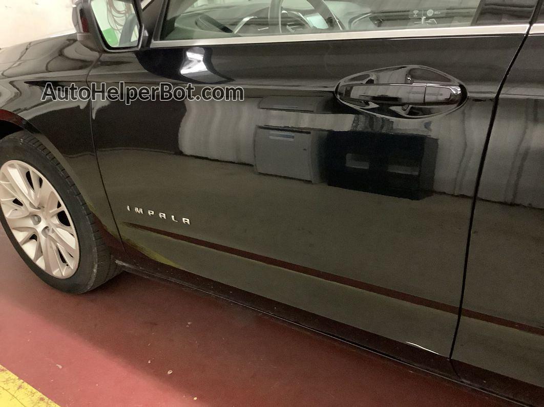 2017 Chevrolet Impala Ls Черный vin: 2G11X5SA9H9182262