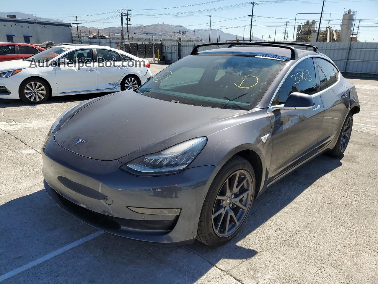 2019 Tesla Model 3  Угольный vin: 5YJ3E1EA6KF298452