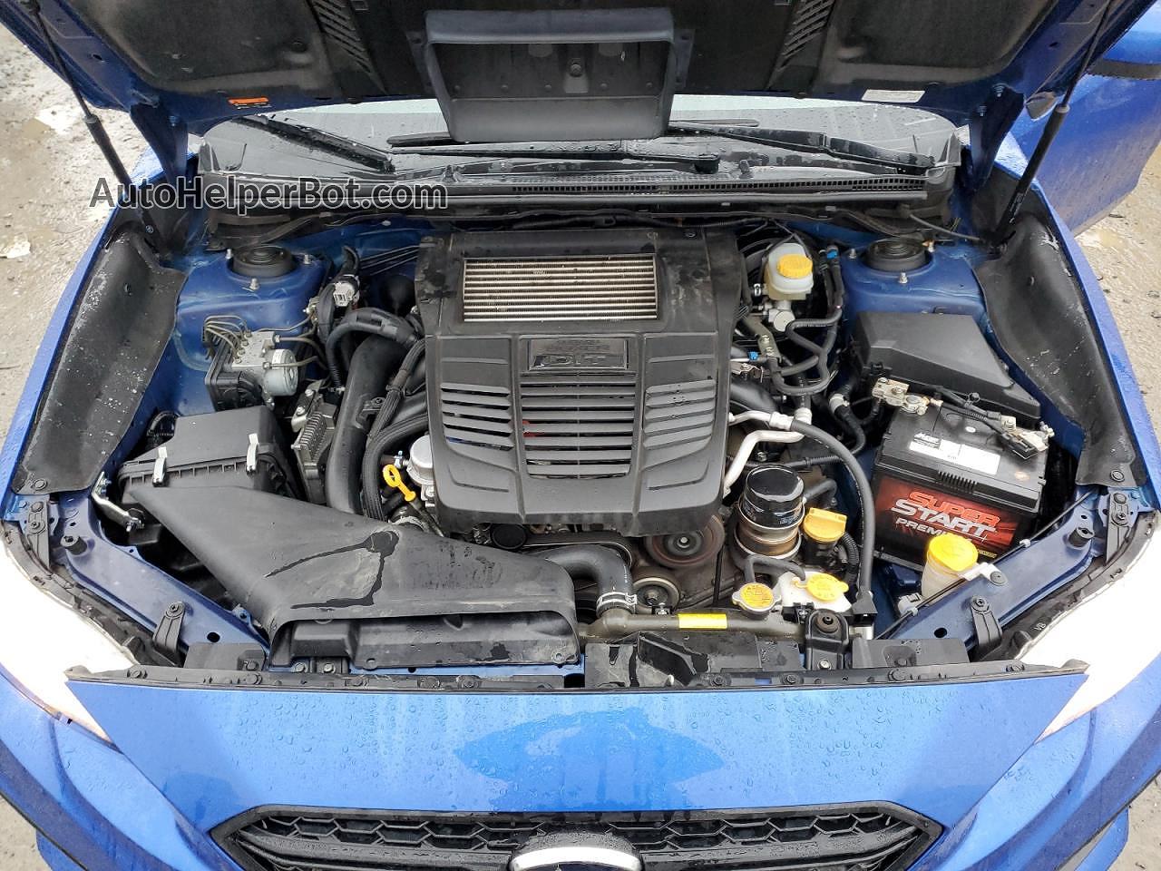 2018 Subaru Wrx Premium Синий vin: JF1VA1C69J9813252
