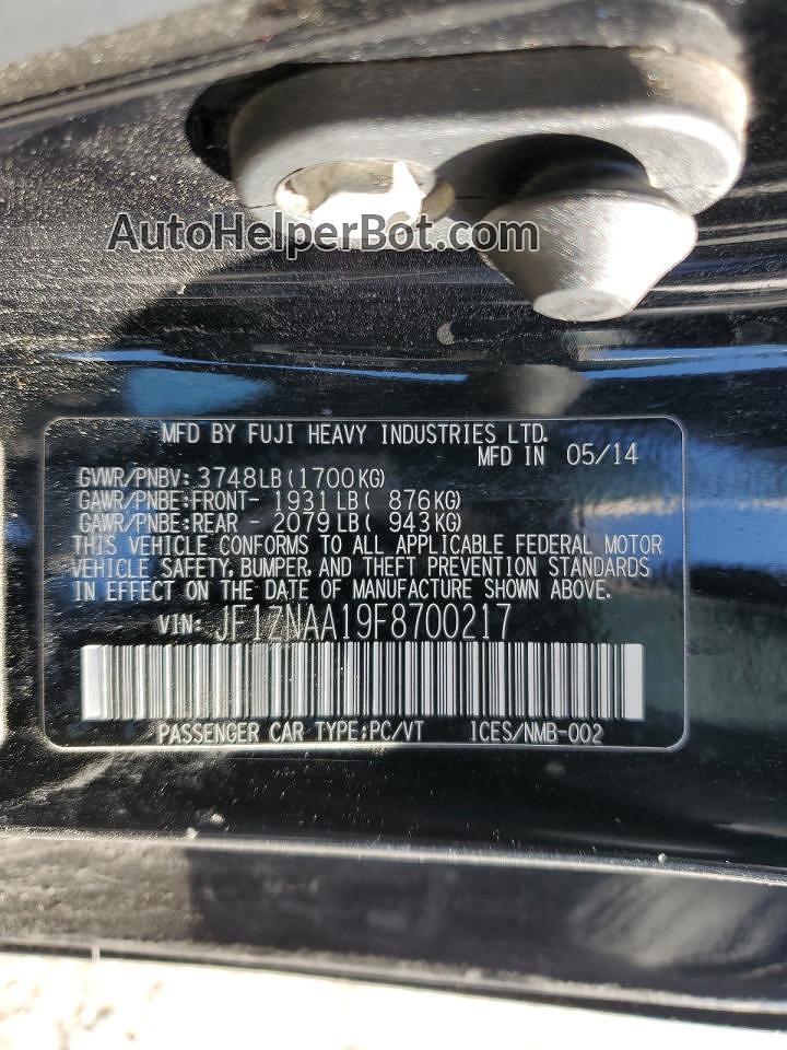 2015 Toyota Scion Fr-s  Черный vin: JF1ZNAA19F8700217