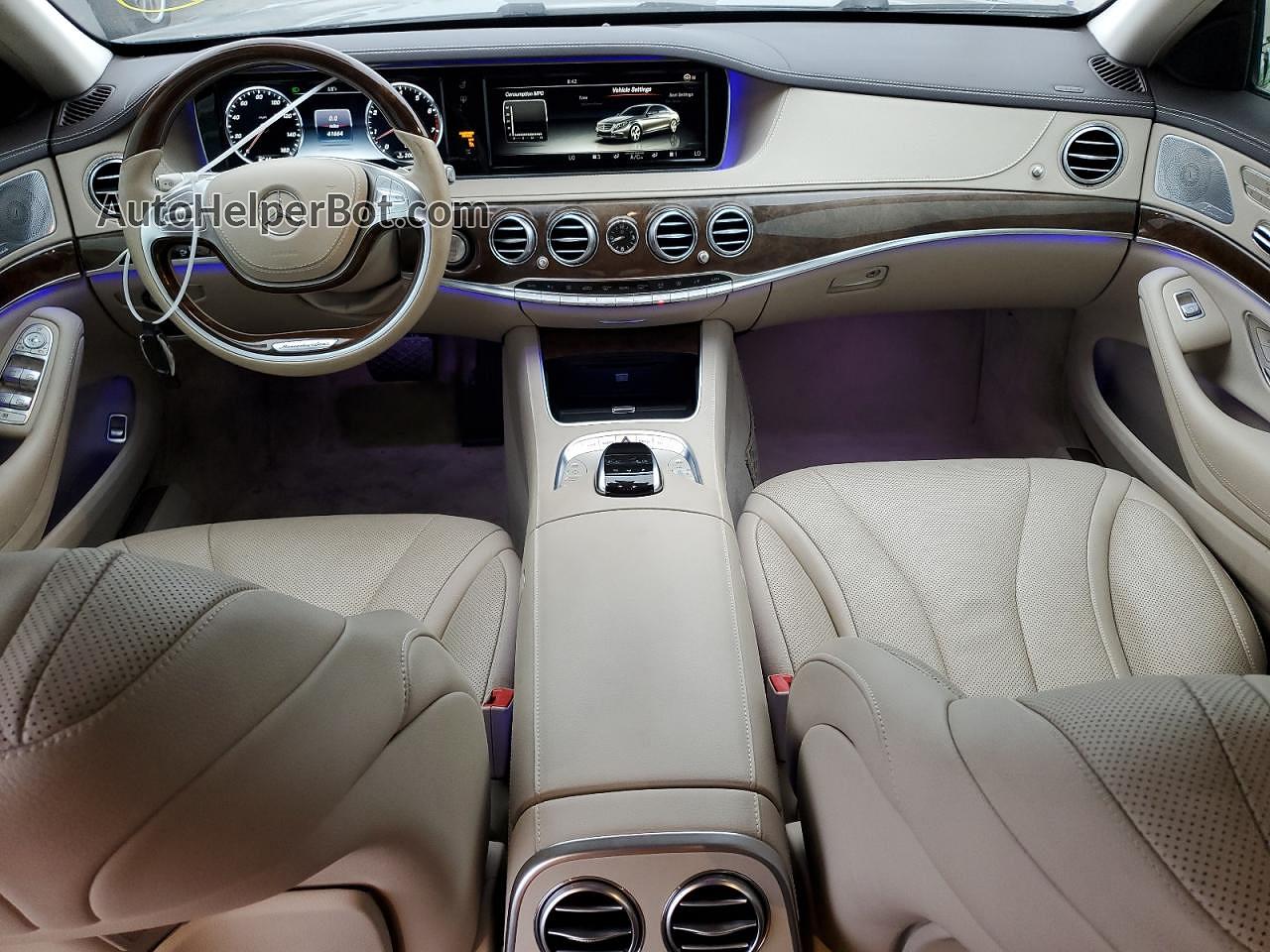 2015 Mercedes-benz S 550 Черный vin: WDDUG8CB1FA185905